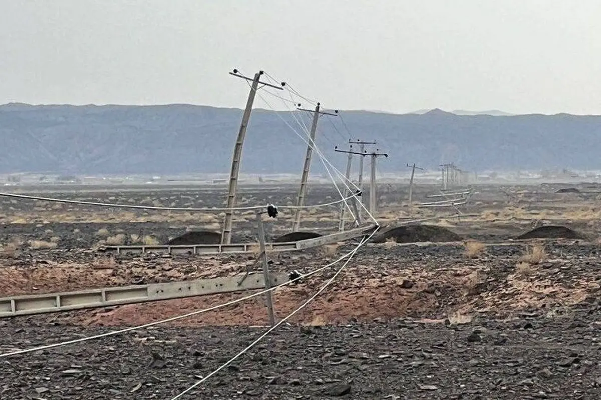 تصویر طوفان و بارندگی شدید در سیستان و بلوچستان