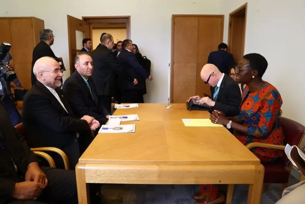 دیدار رئیس مجلس و رئیس اتحادیه بینالمجالس