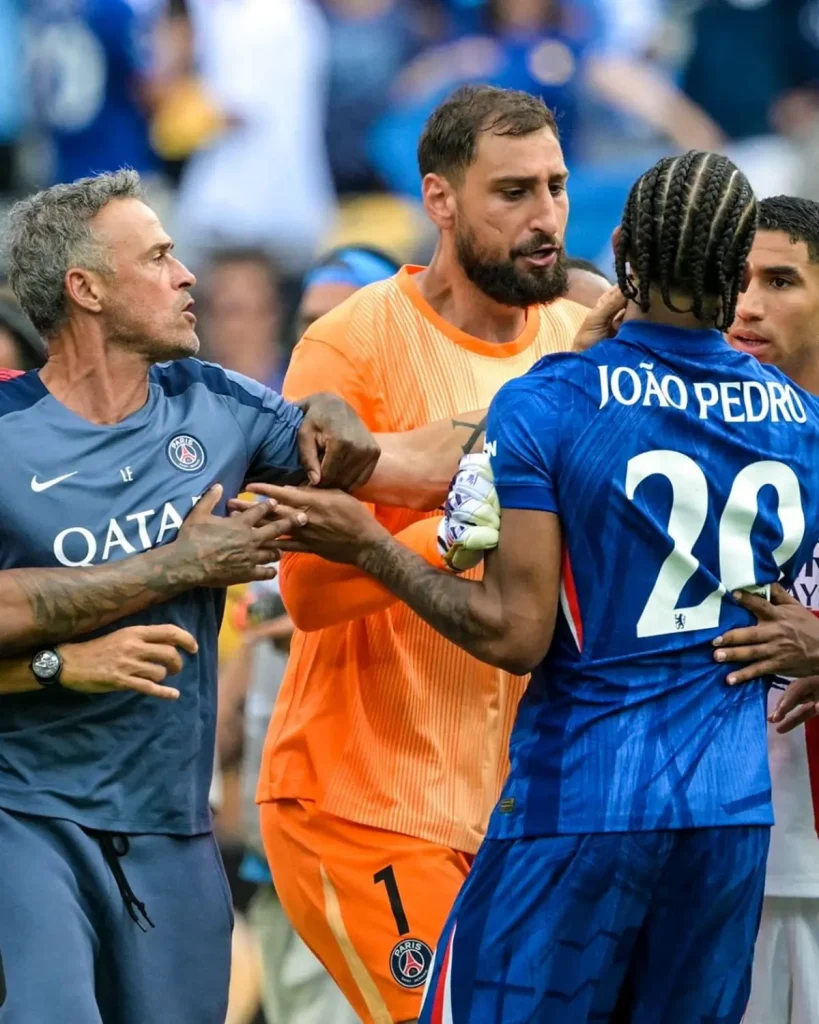 واکنش عجیب سرمربی پاری‌سن‌ژرمن پس از گلزنی چلسی را ببینید!