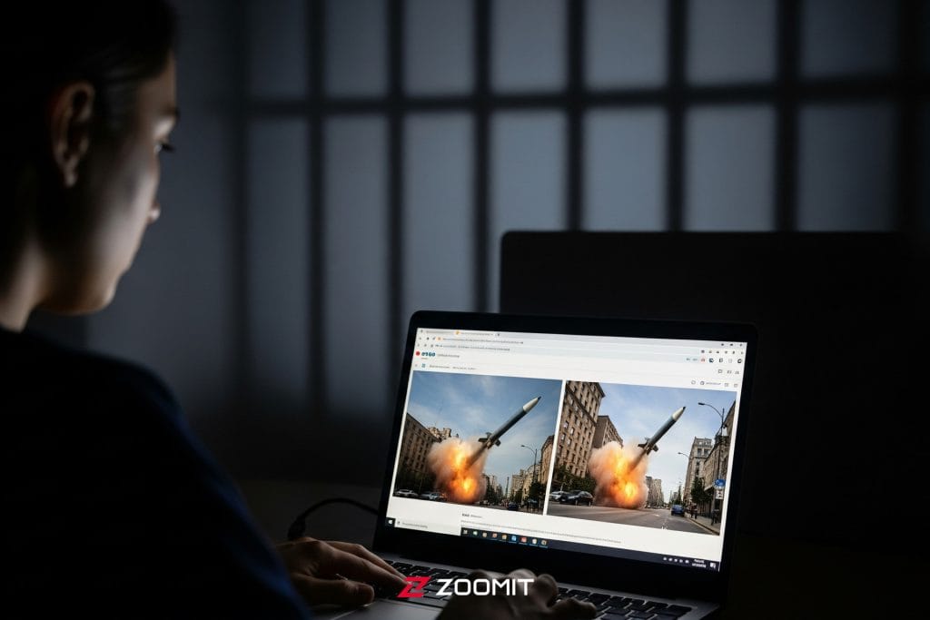 ارسال عکس و فیلم برای رسانههای معاند میتواند تا ۲۵ سال حبس بههمراه داشته باشد!