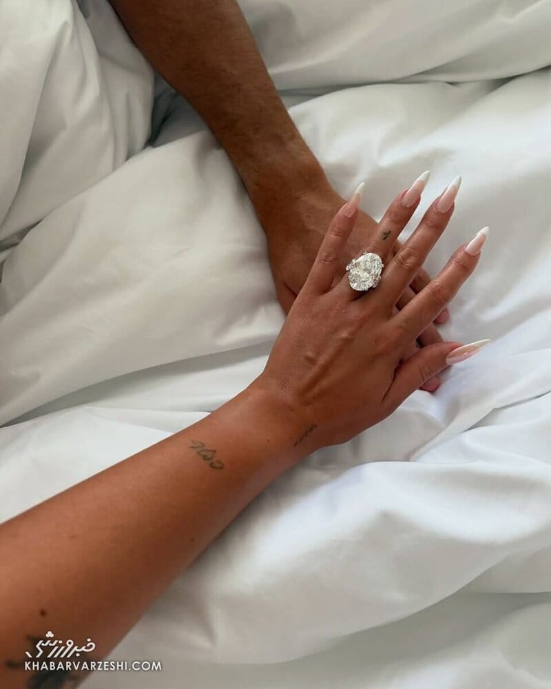 عکس عاشقانه رونالدو و جورجینا