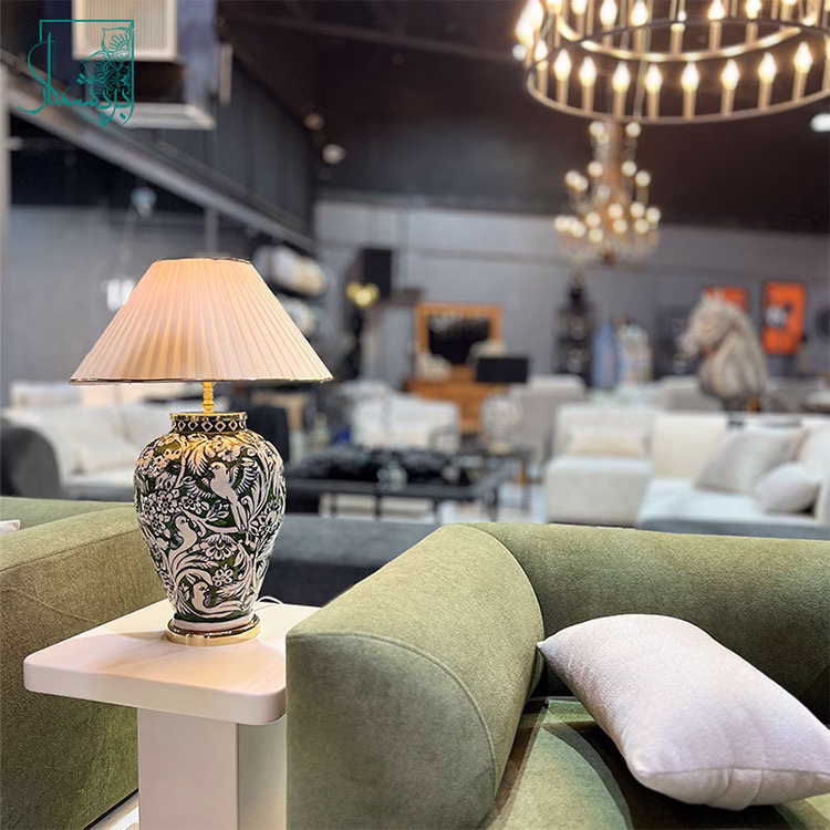 آباژور رمیزی - آباژور ایستاده - ابریشمکار