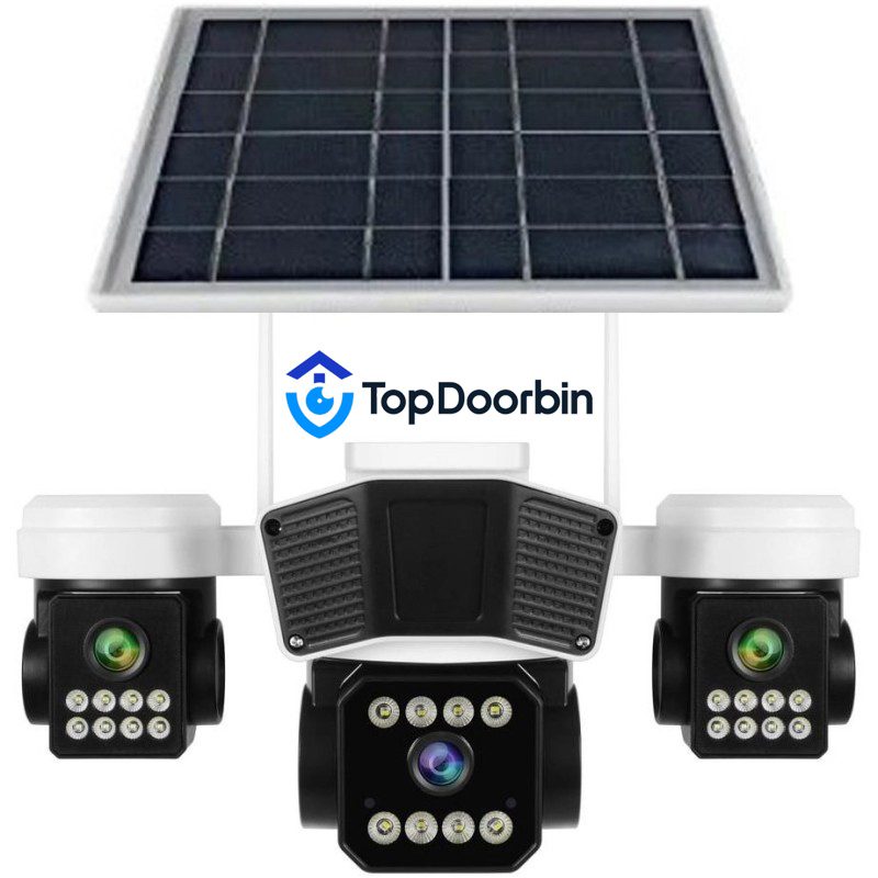 بهترین دوربین مدار بسته خورشیدی مناسب برای باغ دوربین سولار 3 لنز TL3 OKAM PRO