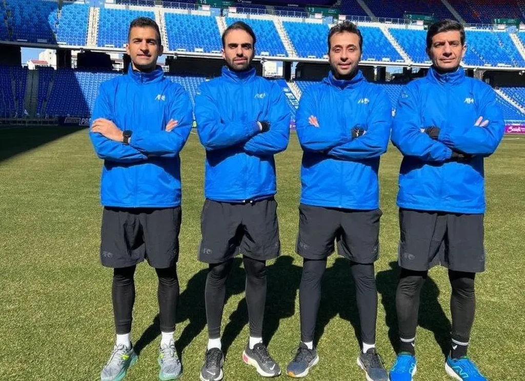 قضاوت داوران ایرانی در جام ملتهای فوتبال آسیای میانه