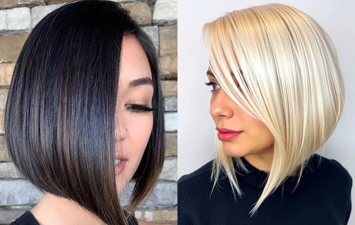 مدل مو باب زاویهدار