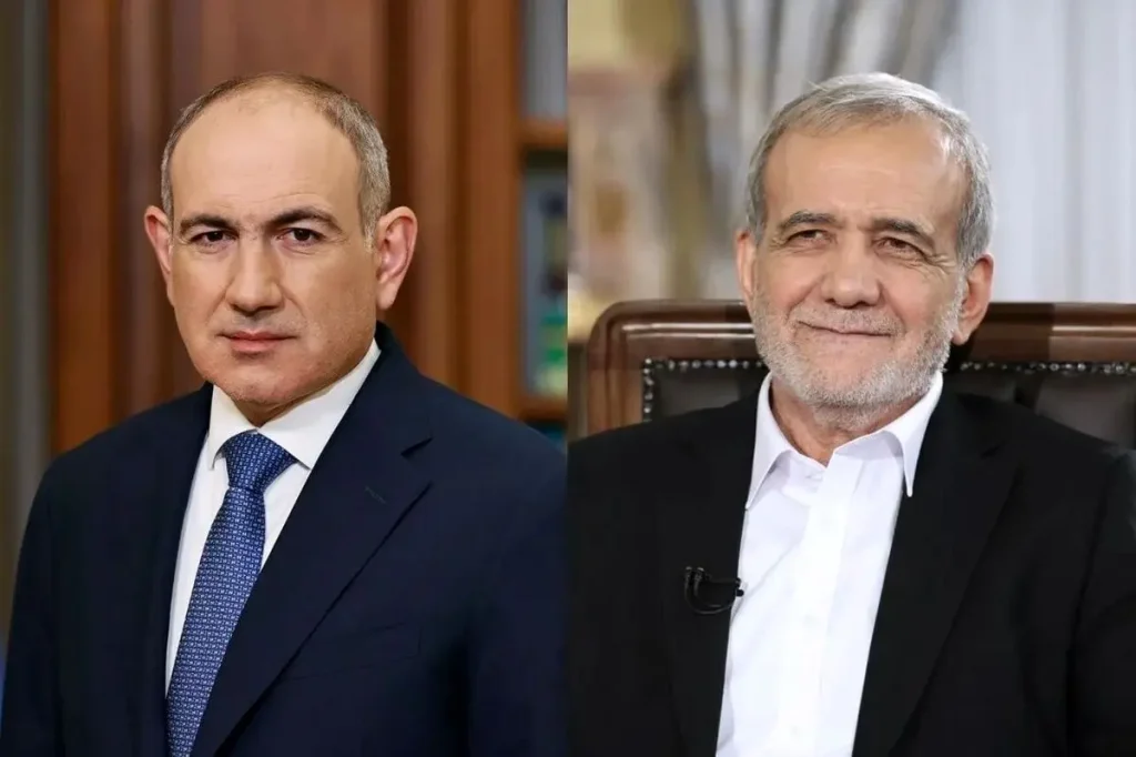 نخست وزیر ارمنستان، پزشکیان را در جریان توافق واشنگتن قرار داد