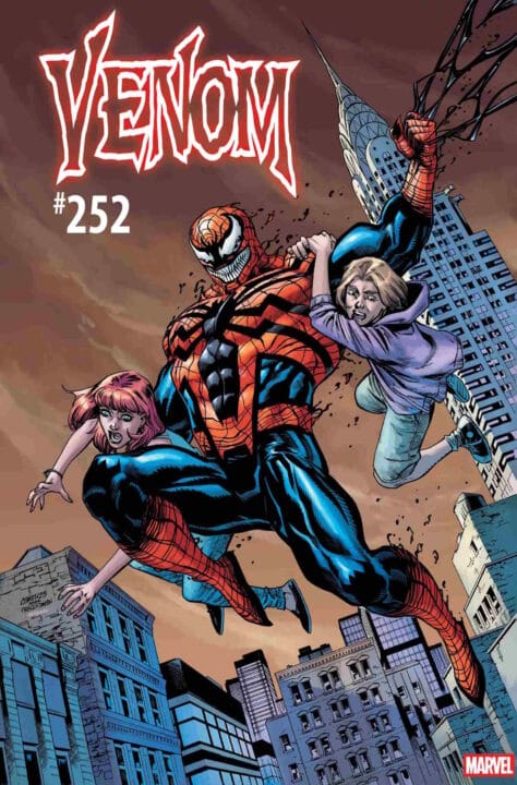 venom 252 cover showing new spider man color scheme varian مارول از طراحی جدید ونوم رونمایی کرد؛ رنگهای اسپایدرمن برای دشمن دیرینه - گیمفا