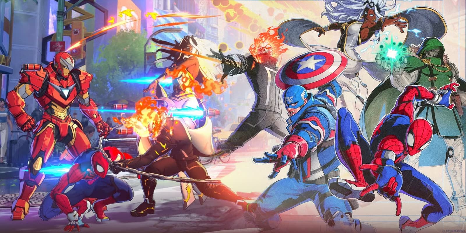 مرد عنکبوتی در Marvel Token: Fighting Souls!  شوک بزرگ سونی