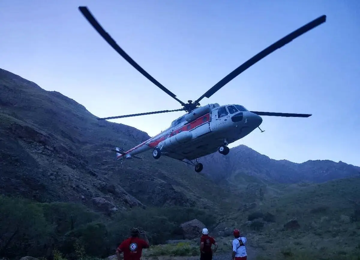 توضیحات معاون استاندار لرستان در خصوص بروز حادثه برای بالگرد هلال احمر