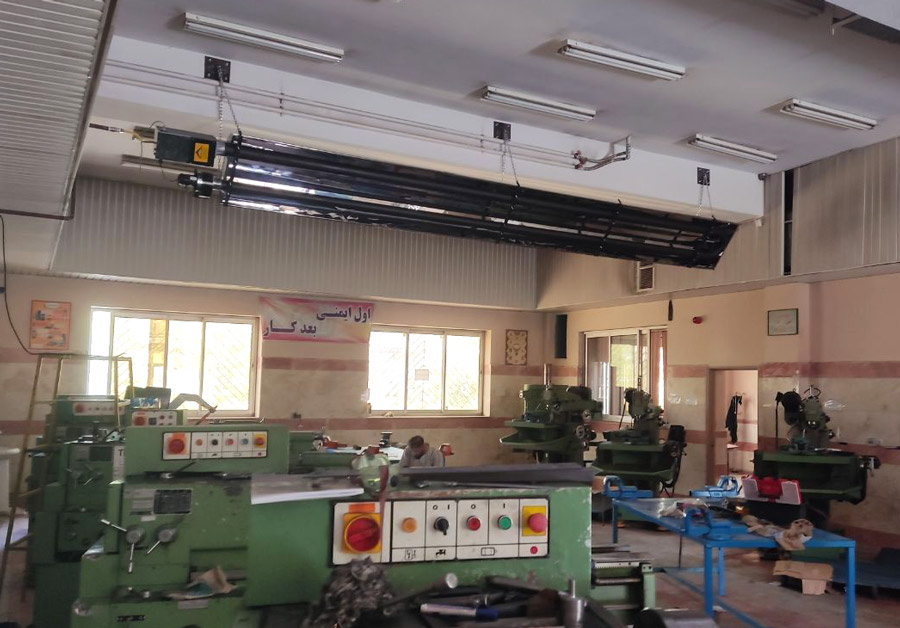 گرمایش سوله با هیتر تابشی