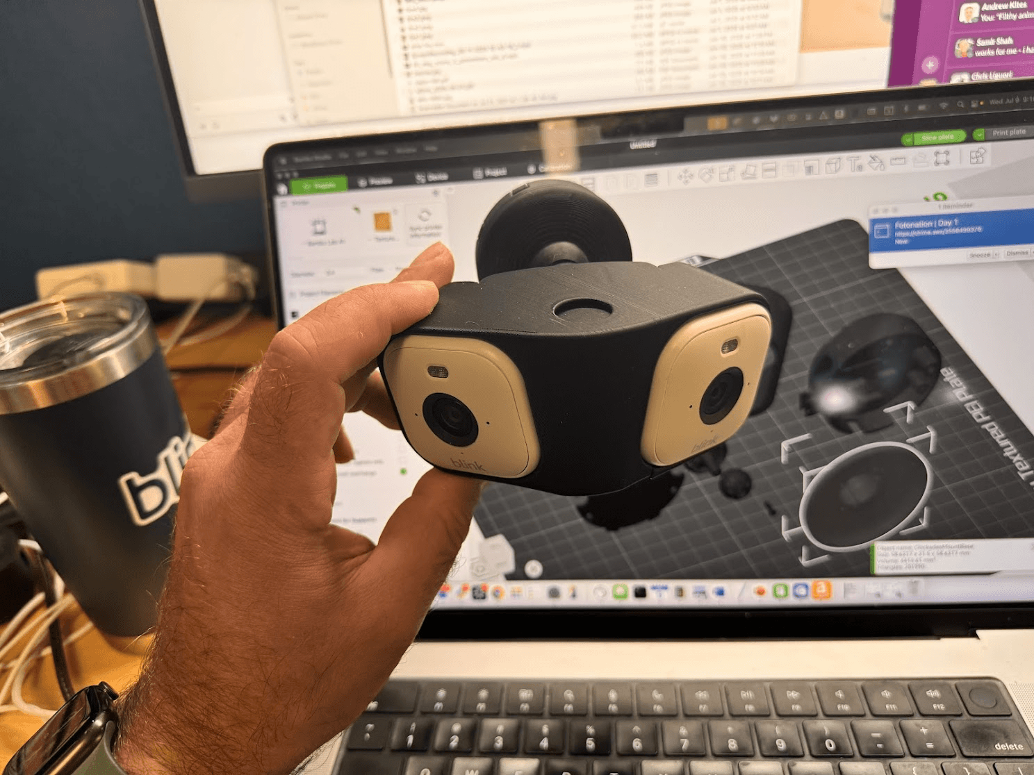 The Blink Arc Can Merge Two Security Cameras for a 180Degree View