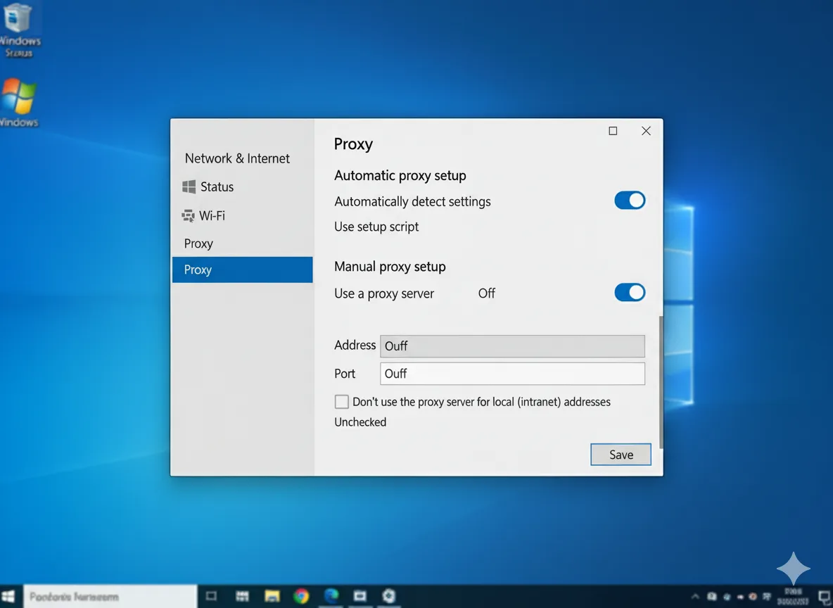 مشکل پروکسی در ویندوز: راه حل ضروری و آسان برای همه کاربران