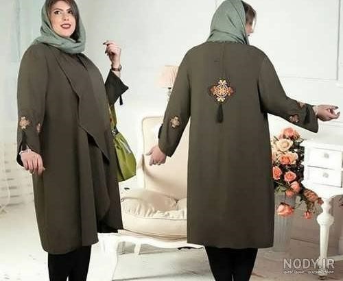 مدل مانتو خیره‌کننده برای چاق نشان دادن افراد لاغر آسان و جذاب