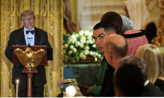 دیدار غیرمنتظره در کاخ سفید؛ وقتی رونالدو احترام پسر ترامپ را به دست آورد!